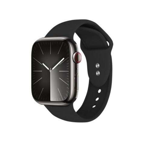 Crong Liquid - Pasek do Apple Watch 38/40/41 mm (czarny)