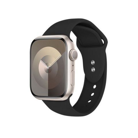 Crong Liquid - Pasek do Apple Watch 38/40/41 mm (czarny)
