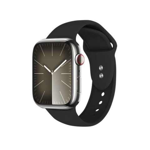 Crong Liquid - Pasek do Apple Watch 38/40/41 mm (czarny)
