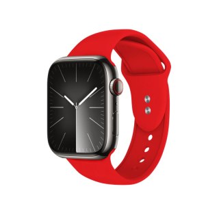 Crong Liquid - Pasek do Apple Watch 42/44/45/46/49 mm (czerwony)