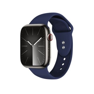 Crong Liquid - Pasek do Apple Watch 42/44/45/46/49 mm (granatowy)