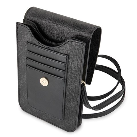 Guess 4G Uptown Wallet Phone Bag - Torba z przegrodą na smartfona (czarny) Guess 4G Uptown Wallet Phone Bag - Torba z przegrodą na smartfona (czarny)