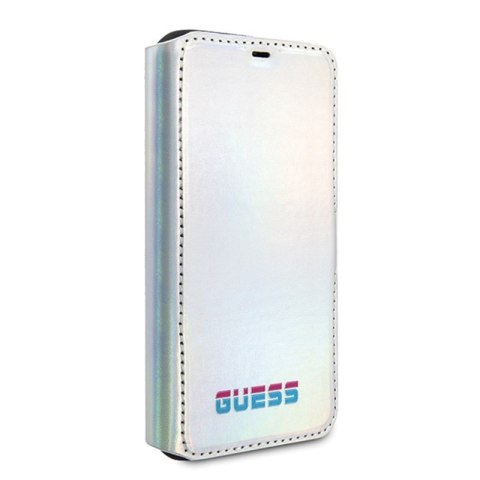 Guess Iridescent Booktype - Etui iPhone 11 Pro (Silver) Guess Iridescent Booktype - Etui iPhone 11 Pro (Silver)