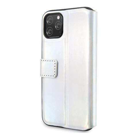 Guess Iridescent Booktype - Etui iPhone 11 Pro (Silver) Guess Iridescent Booktype - Etui iPhone 11 Pro (Silver)