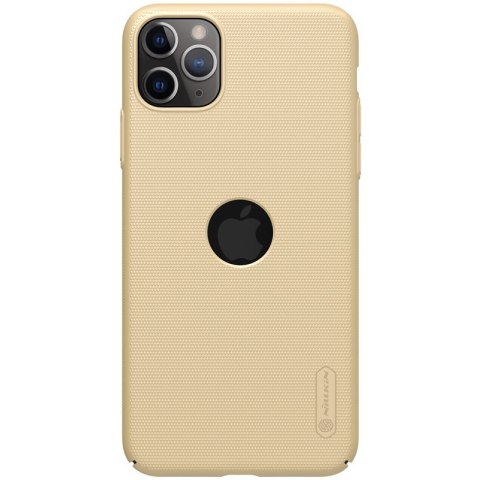 Nillkin Super Frosted Shield - Etui Apple iPhone 11 Pro Max z wycięciem na logo (Golden) Nillkin Super Frosted Shield - Etui Apple iPhone 11 Pro Max z wycięciem na logo (Golden)