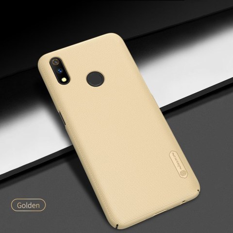 Nillkin Super Frosted Shield - Etui Realme 3 Pro (Realme X Lite) (Golden) Nillkin Super Frosted Shield - Etui Realme 3 Pro (Realme X Lite) (Golden)