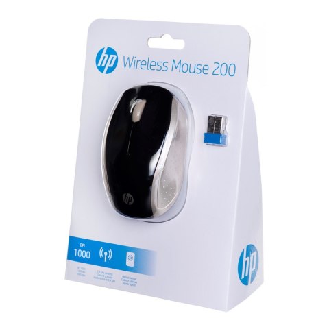Mysz HP Wireless Mouse 200 Silk Gold bezprzewodowa czarno-złota 2HU83AA Mysz HP Wireless Mouse 200 Silk Gold bezprzewodowa czarno-złota 2HU83AA