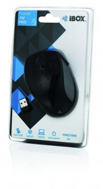 Mysz IBOX JAY PRO OPTYCZNA BEZPRZEWODOWA USB IMOS603 (optyczna; 1600 DPI; kolor czarny) Mysz IBOX JAY PRO OPTYCZNA BEZPRZEWODOWA USB IMOS603 (optyczna; 1600 DPI; kolor czarny)