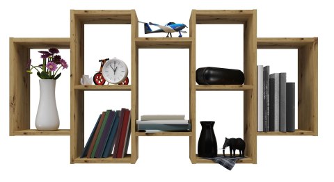 REGAŁ WISZĄCY BILBAO 7.0 ŚCIENNY PÓŁKI DĄB ARTISAN REGAŁ WISZĄCY BILBAO 7.0 ŚCIENNY PÓŁKI DĄB ARTISAN
