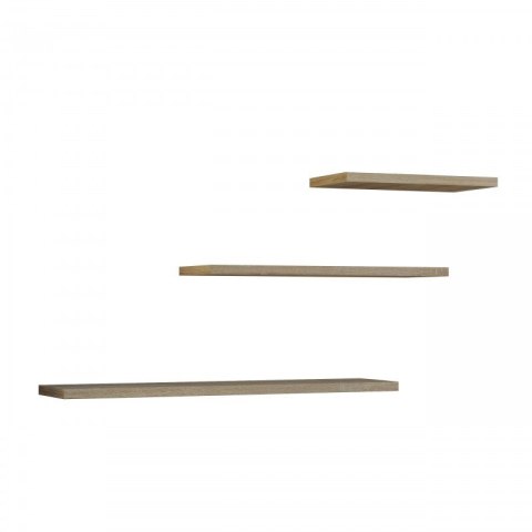 Zestaw 3x półka wisząca TOBI 3P 60x15xH1,8 sonoma Zestaw 3x półka wisząca TOBI 3P 60x15xH1,8 sonoma