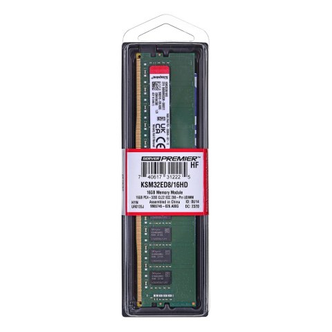 Kingston UDIMM ECC 16GB DDR4 2Rx8 Hynix D 3200MHz PC4-25600 KSM32ED8/16HD Kingston UDIMM ECC 16GB DDR4 2Rx8 Hynix D 3200MHz PC4-25600 KSM32ED8/16HD