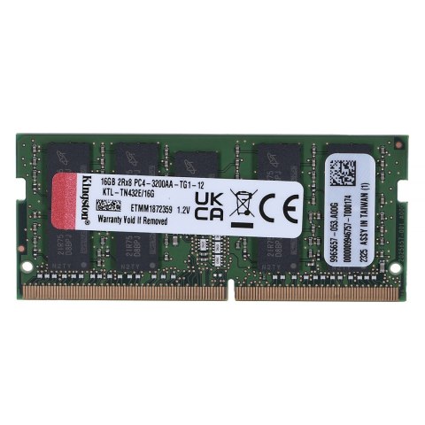 Pamięć Kingston dedykowana do Lenovo 16GB DDR4 3200Mhz ECC SODIMM Pamięć Kingston dedykowana do Lenovo 16GB DDR4 3200Mhz ECC SODIMM