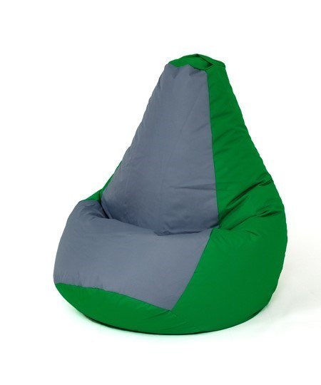 Pufa worek sako GRUSZA zielony-szary XL 130x90 Pufa worek sako GRUSZA zielony-szary XL 130x90