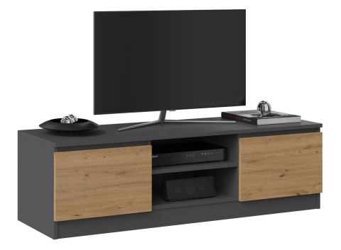 Szafka RTV 120x40xH36 antracyt/artisan Szafka RTV 120x40xH36 antracyt/artisan