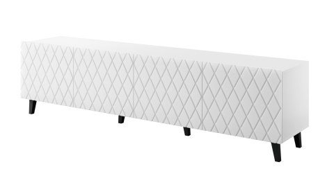 Szafka RTV ASTI 200x42x52 biały mat Szafka RTV ASTI 200x42x52 biały mat