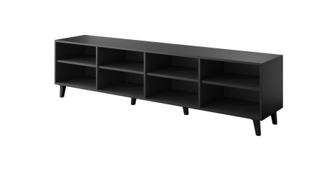 Szafka RTV ETNA 200x42x52 czarny mat Szafka RTV ETNA 200x42x52 czarny mat