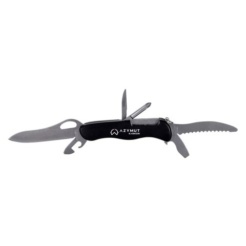 Scyzoryk AZYMUT Karkon - 9 narzędzi + kabura, 113 mm czarny (HK20018) Scyzoryk AZYMUT Karkon - 9 narzędzi + kabura, 113 mm czarny (HK20018)