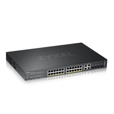 Switch Zyxel GS2220-28HP 28p PoE (PoE+: 24;) 375W Managed Gigabit Switch Zyxel GS2220-28HP 28p PoE (PoE+: 24;) 375W Managed Gigabit