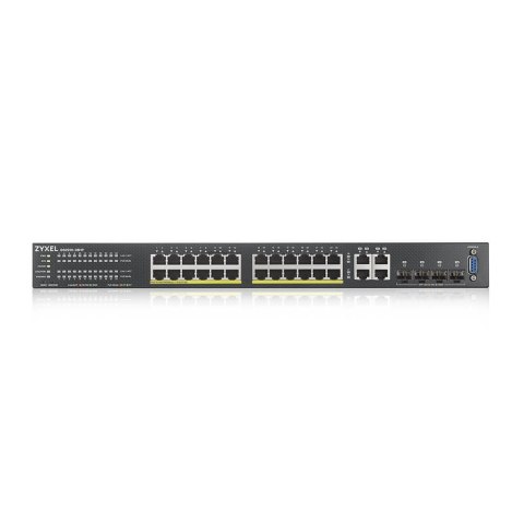 Switch Zyxel GS2220-28HP 28p PoE (PoE+: 24;) 375W Managed Gigabit Switch Zyxel GS2220-28HP 28p PoE (PoE+: 24;) 375W Managed Gigabit