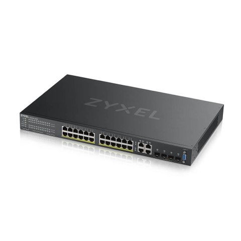 Switch Zyxel GS2220-28HP 28p PoE (PoE+: 24;) 375W Managed Gigabit Switch Zyxel GS2220-28HP 28p PoE (PoE+: 24;) 375W Managed Gigabit