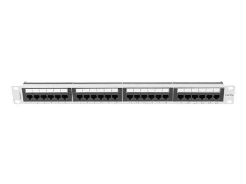 LANBERG PATCH PANEL 24 PORT 1U 19" KAT.6A UTP SZARY PPUA-1024-S LANBERG PATCH PANEL 24 PORT 1U 19" KAT.6A UTP SZARY PPUA-1024-S