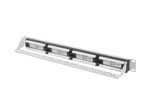 LANBERG PATCH PANEL 24 PORT 1U 19" KAT.6A UTP SZARY PPUA-1024-S LANBERG PATCH PANEL 24 PORT 1U 19" KAT.6A UTP SZARY PPUA-1024-S