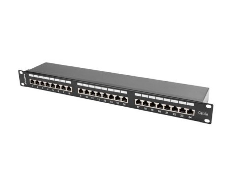 Patch panel Lanberg PPS5-1024-B (1U; kat. 5e; 24xRJ-45) Patch panel Lanberg PPS5-1024-B (1U; kat. 5e; 24xRJ-45)