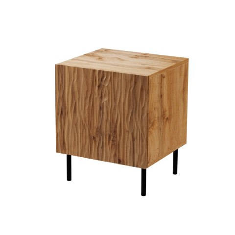Szafka nocna 2szt. JUNGLE 53,5x40,5x44 dąb wotant + czarne nóżki Szafka nocna 2szt. JUNGLE 53,5x40,5x44 dąb wotant + czarne nóżki