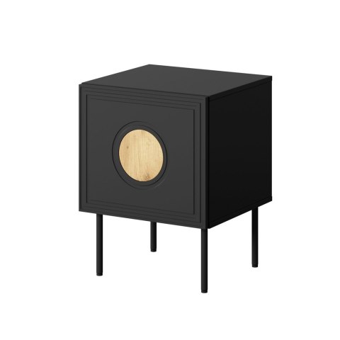 Szafka nocna 2szt. PALAZZO 44,5x40x59 czarny + dąb craft Szafka nocna 2szt. PALAZZO 44,5x40x59 czarny + dąb craft