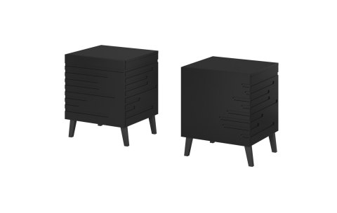 Szafka nocna NOVA 44x40x52 czarny mat Szafka nocna NOVA 44x40x52 czarny mat