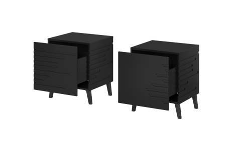 Szafka nocna NOVA 44x40x52 czarny mat Szafka nocna NOVA 44x40x52 czarny mat