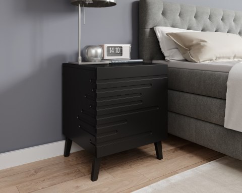 Szafka nocna NOVA 44x40x52 czarny mat Szafka nocna NOVA 44x40x52 czarny mat