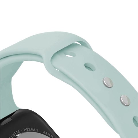 Crong Liquid - Pasek do Apple Watch 42/44/45/46/49 mm (miętowy)