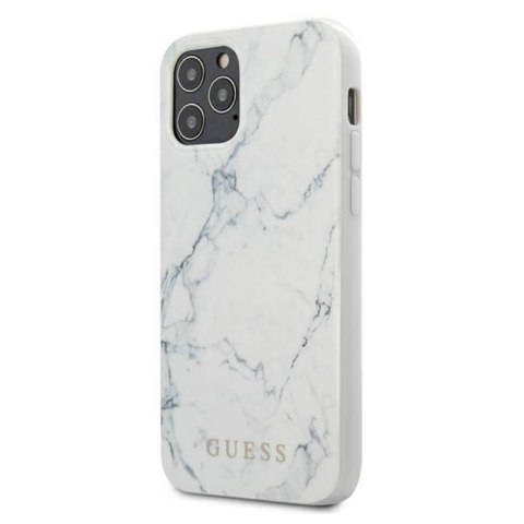 Guess Marble - Etui iPhone 12 Mini (biały) Guess Marble - Etui iPhone 12 Mini (biały)