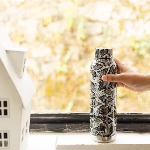 Quokka Solid - Butelka termiczna ze stali nierdzewnej 630 ml (Snake Print) Quokka Solid - Butelka termiczna ze stali nierdzewnej 630 ml (Snake Print)