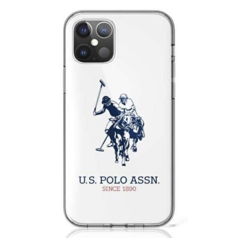 US Polo Assn Big Double Horse Logo - Etui iPhone 12 / iPhone 12 Pro (biały) US Polo Assn Big Double Horse Logo - Etui iPhone 12 / iPhone 12 Pro (biały)