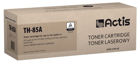 ACTIS TH-85A Toner (zamiennik HP 85A CE285A, Canon CRG-725; Standard; 1600 stron; czarny) ACTIS TH-85A Toner (zamiennik HP 85A CE285A, Canon CRG-725; Standard; 1600 stron; czarny)