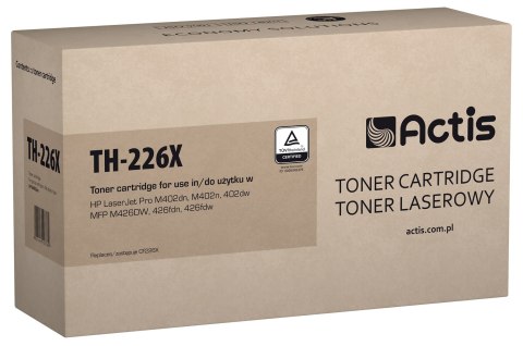 Actis TH-226X Toner (zamiennik HP 226X CF226X; Standard; 9000 stron; czarny) Actis TH-226X Toner (zamiennik HP 226X CF226X; Standard; 9000 stron; czarny)
