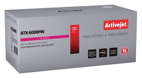 Activejet ATX-6000MN Toner (zamiennik Xerox 106R01632; Supreme; 1000 stron; czerwony) Activejet ATX-6000MN Toner (zamiennik Xerox 106R01632; Supreme; 1000 stron; czerwony)
