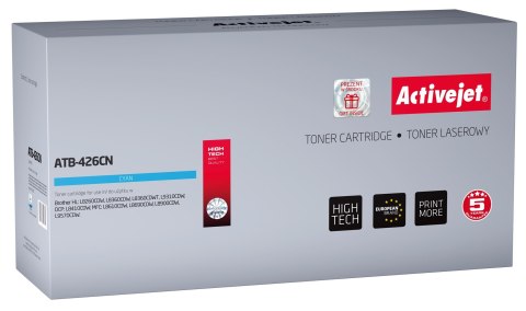 Activejet ATB-426CN Toner (zamiennik Brother TN-426C; Supreme; 6500 stron; niebieski) Activejet ATB-426CN Toner (zamiennik Brother TN-426C; Supreme; 6500 stron; niebieski)