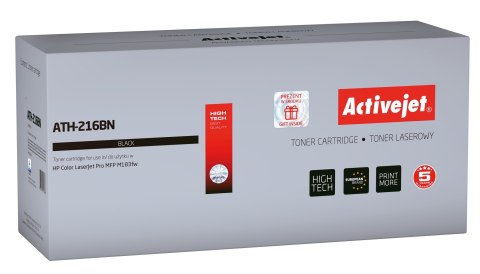 Activejet ATH-216BN Toner (zamiennik HP 216A W2410A; Supreme; 1050 stron; czarny) z chipem Activejet ATH-216BN Toner (zamiennik HP 216A W2410A; Supreme; 1050 stron; czarny) z chipem