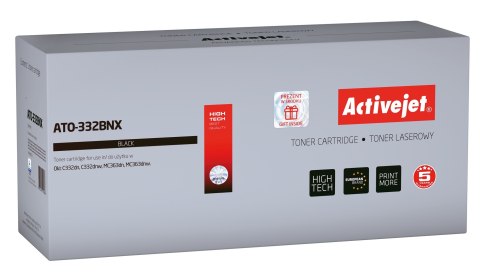Activejet ATO-332BNX Toner (zamiennik OKI 46508712; Supreme; 3500 stron; czarny) Activejet ATO-332BNX Toner (zamiennik OKI 46508712; Supreme; 3500 stron; czarny)