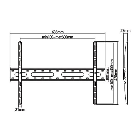 MACLEAN UCHWYT EKONOMICZNY TV 31-70" 45KG MC-939 MACLEAN UCHWYT EKONOMICZNY TV 31-70" 45KG MC-939