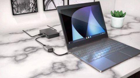 Przejściówka z USB-C na 2.5Gbps Ethernet Przejściówka z USB-C na 2.5Gbps Ethernet