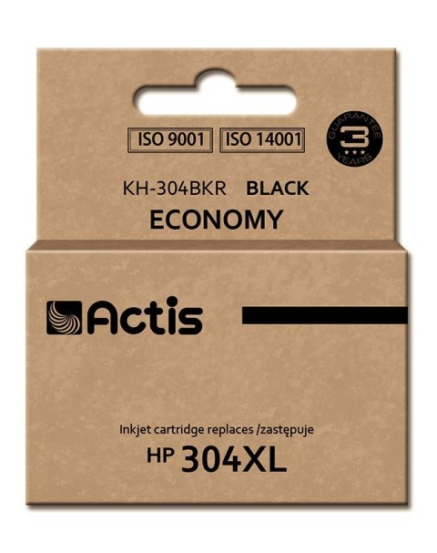 Actis KH-304BKR Tusz (zamiennik HP 304XL N9K08AE; Premium; 20 ml; czarny) Actis KH-304BKR Tusz (zamiennik HP 304XL N9K08AE; Premium; 20 ml; czarny)