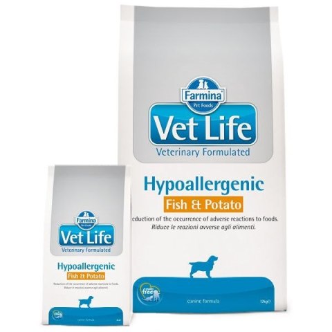 FARMINA Vet Life Hypoallergenic Fish & Potato Canine - sucha karma dla psa - 12 kg FARMINA Vet Life Hypoallergenic Fish & Potato Canine - sucha karma dla psa - 12 kg