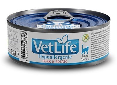 FARMINA Vet Life Hypoallergenic Pork & Potato - mokra karma dla kota - 85 g FARMINA Vet Life Hypoallergenic Pork & Potato - mokra karma dla kota - 85 g