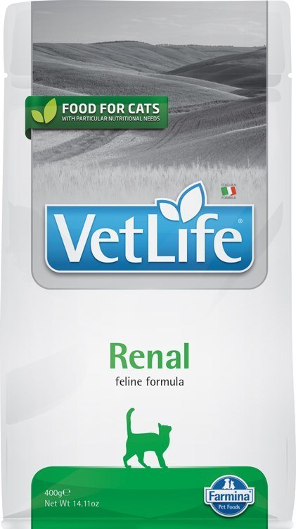 FARMINA Vet Life Renal Feline - sucha karma dla kota - 400g FARMINA Vet Life Renal Feline - sucha karma dla kota - 400g