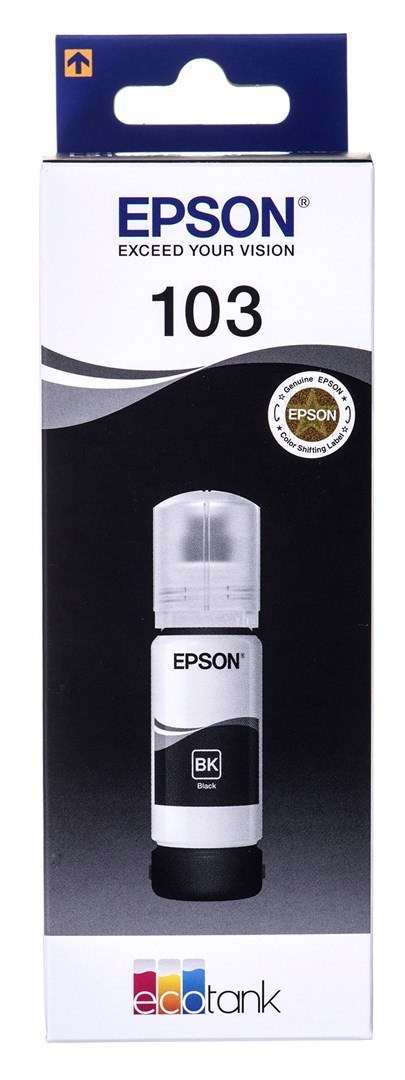 Tusz Epson C13T00S14A (oryginał 103; 65 ml; czarny) Tusz Epson C13T00S14A (oryginał 103; 65 ml; czarny)