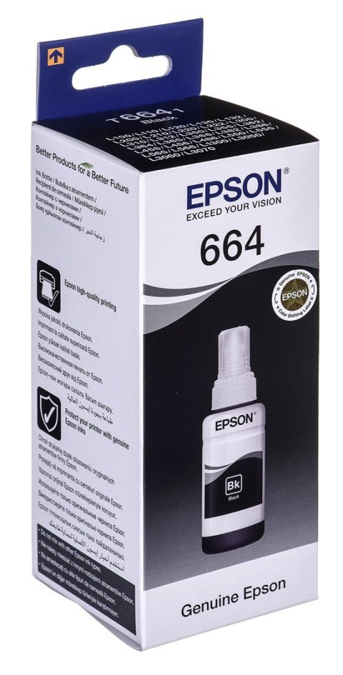 Tusz Epson C13T66414A (oryginał ; 70 ml; czarny) Tusz Epson C13T66414A (oryginał ; 70 ml; czarny)